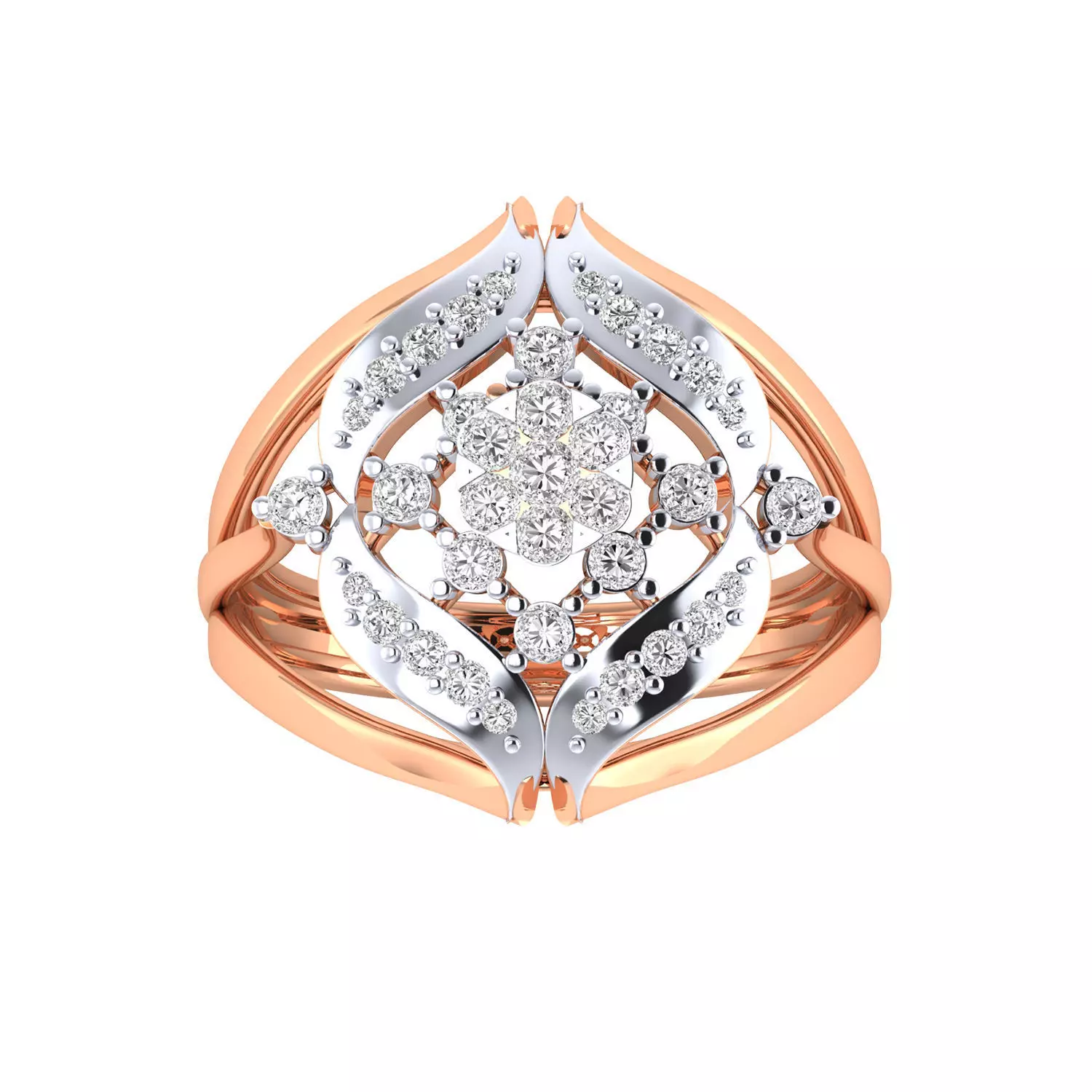 Women ring 3dm render detail 3D print model 3D print model