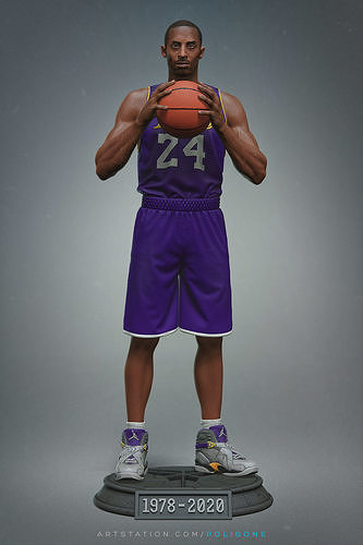 Kobe Bryant Statue - 3D Printable 3D print model