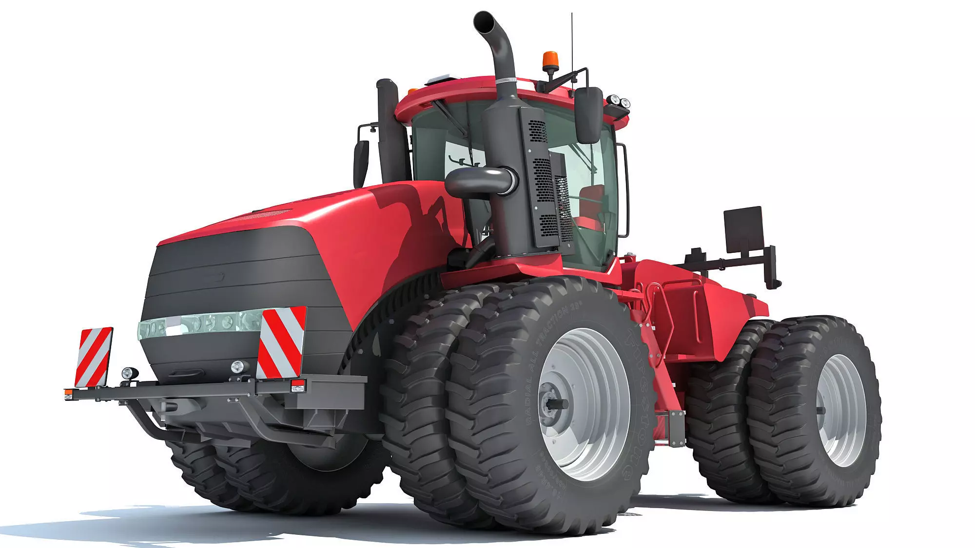 Wheeled Articulated Tractor 3D model