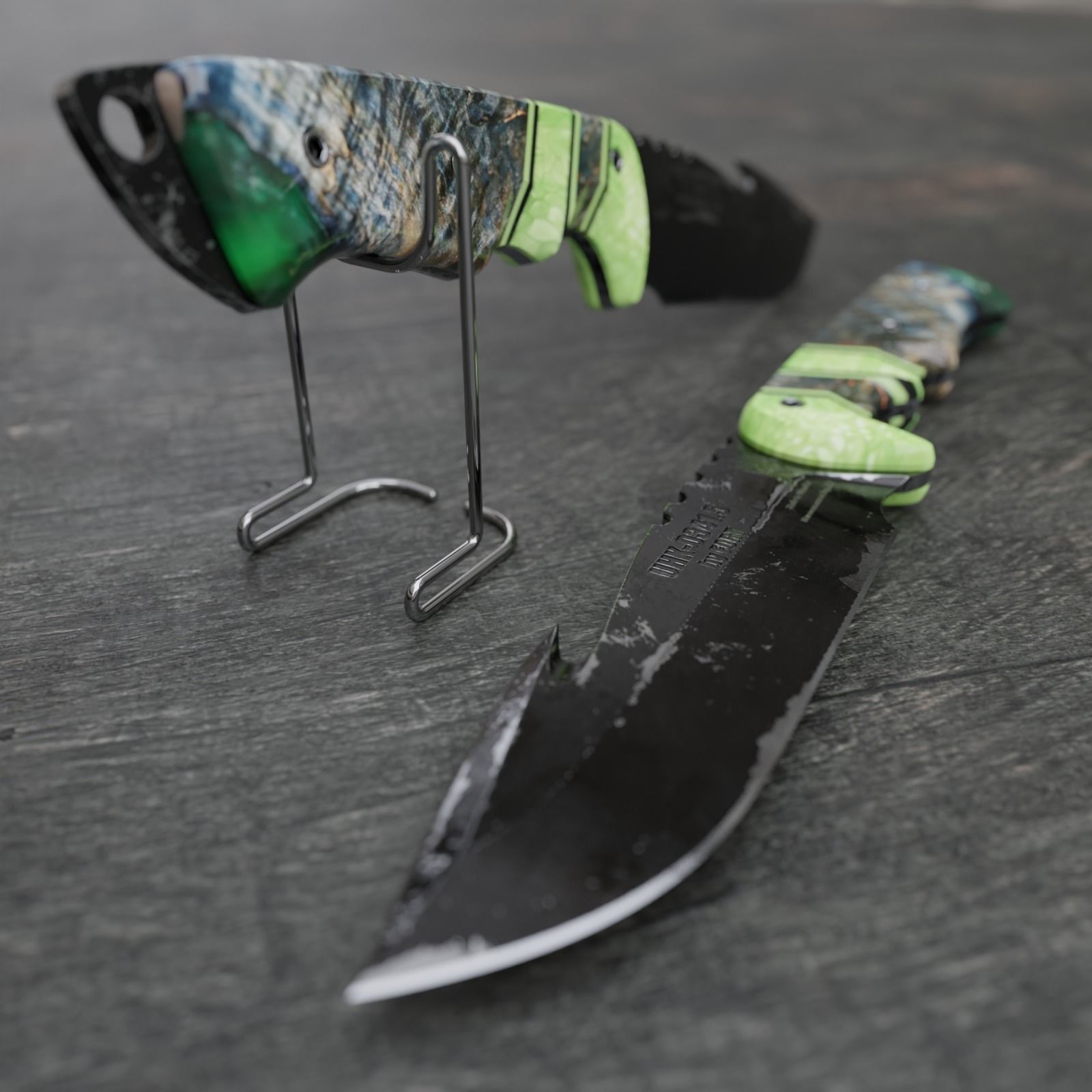 Printable knife 3D print model_11