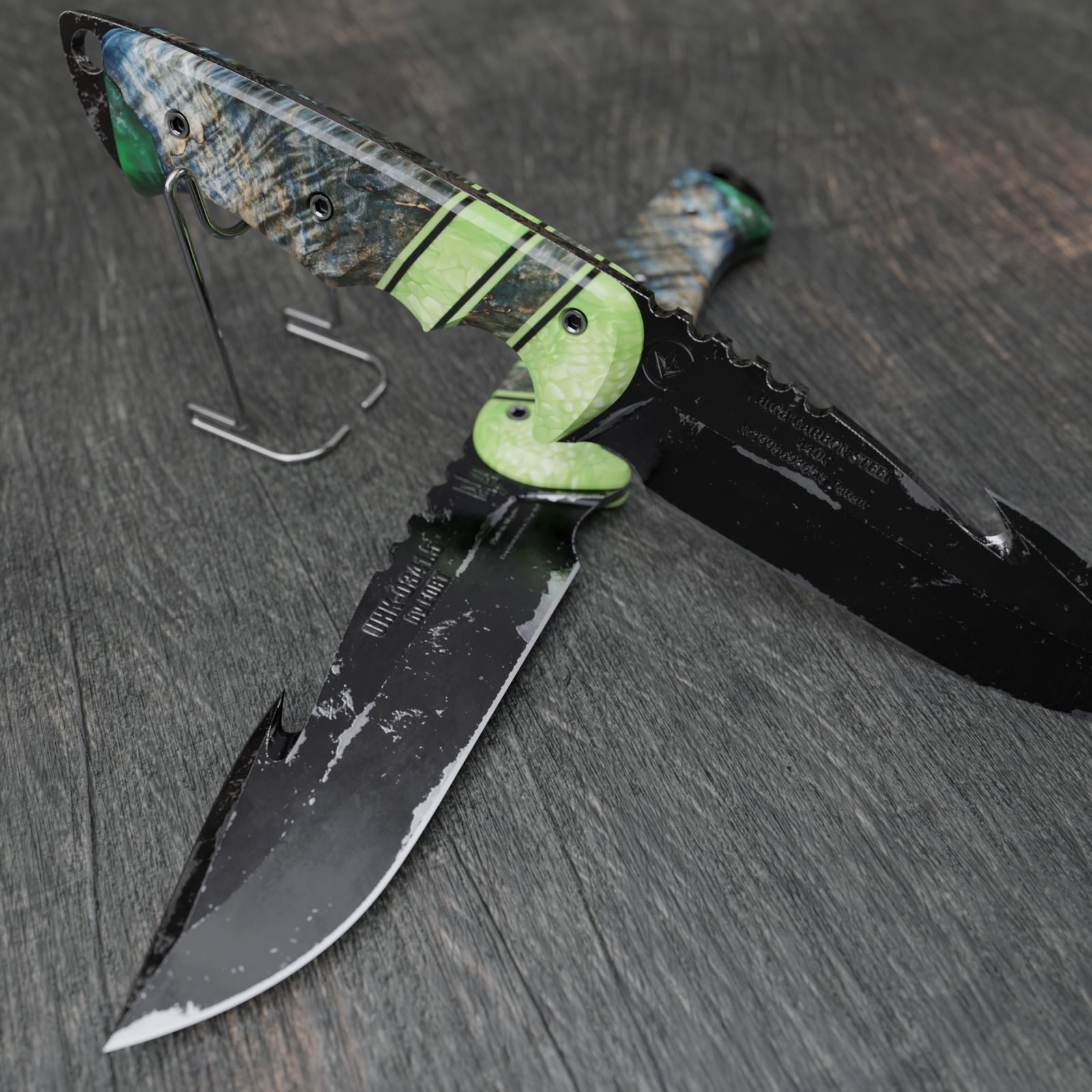 Printable knife 3D print model_10