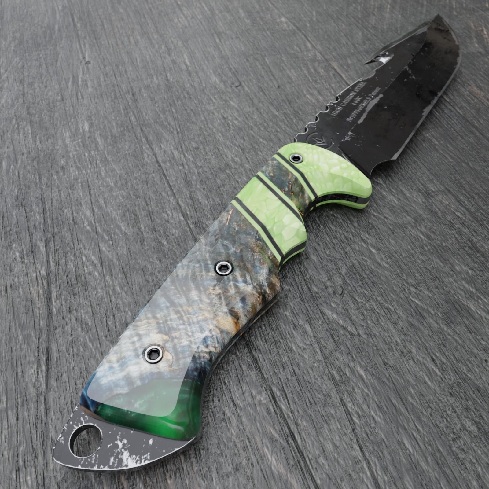 Printable knife 3D print model_9