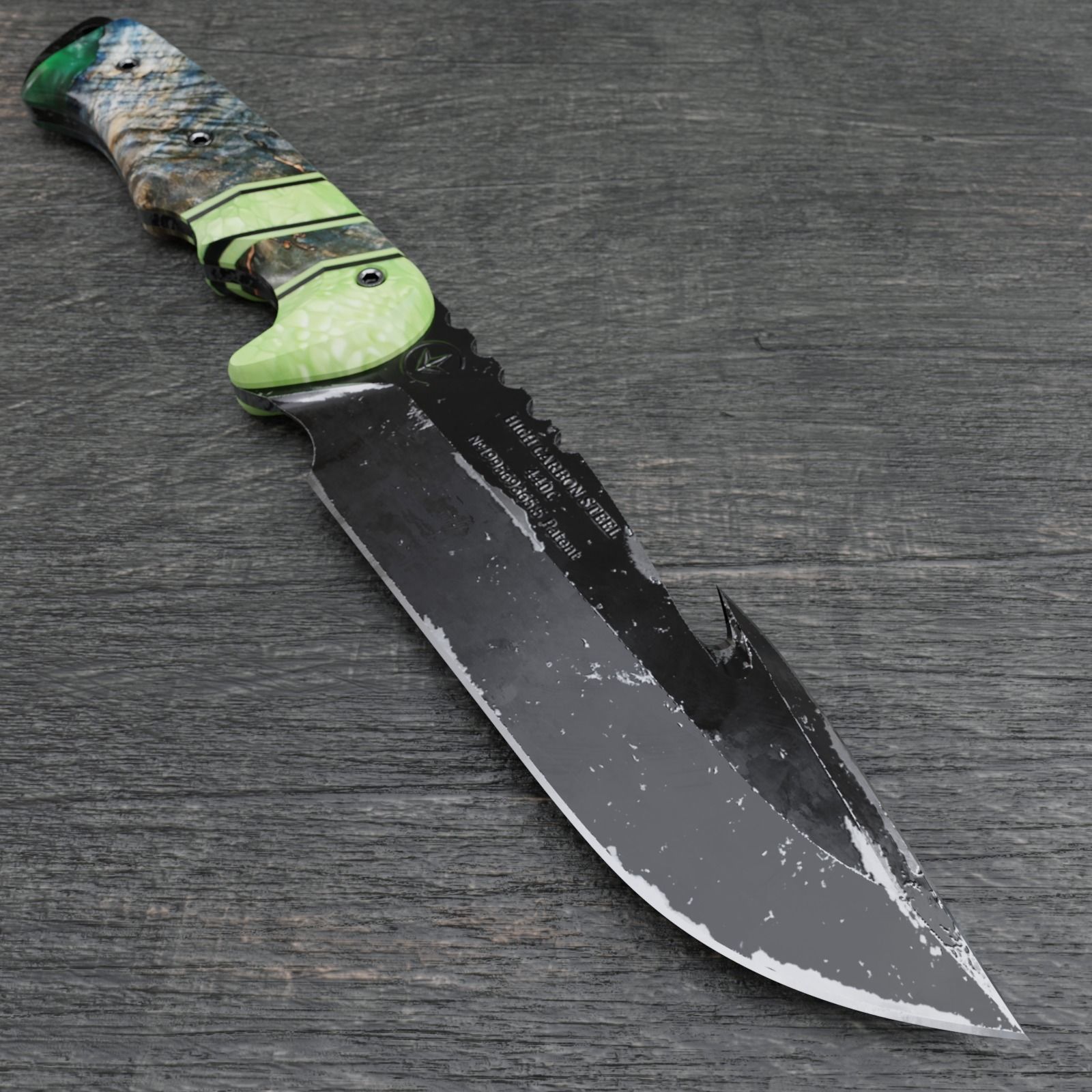 Printable knife 3D print model_8
