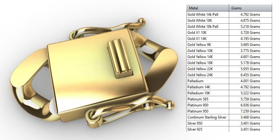 9MM MIAMI CUBAN LINK CHAIN DIAMOND 3D print model_11