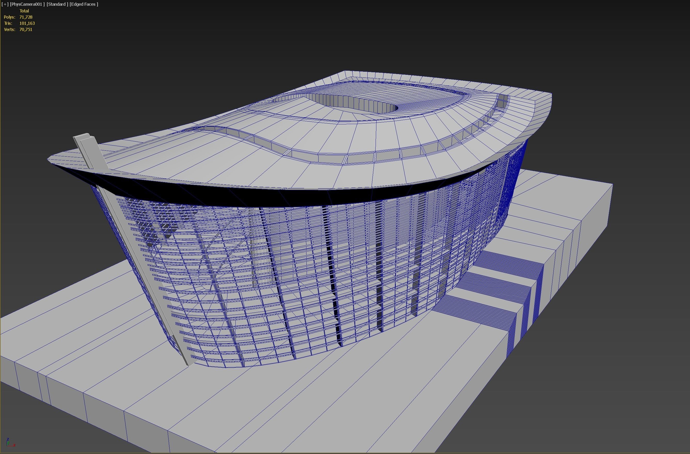 Opera Dubai 3D model_6