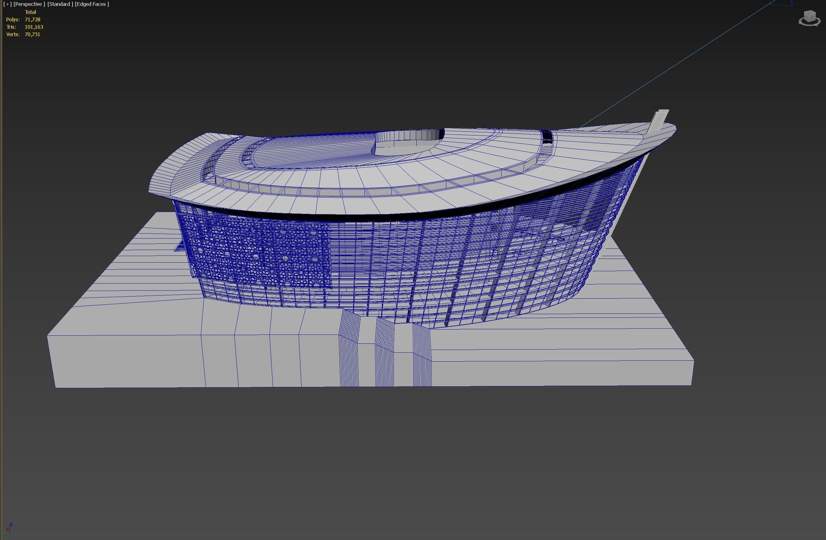 Opera Dubai 3D model_7