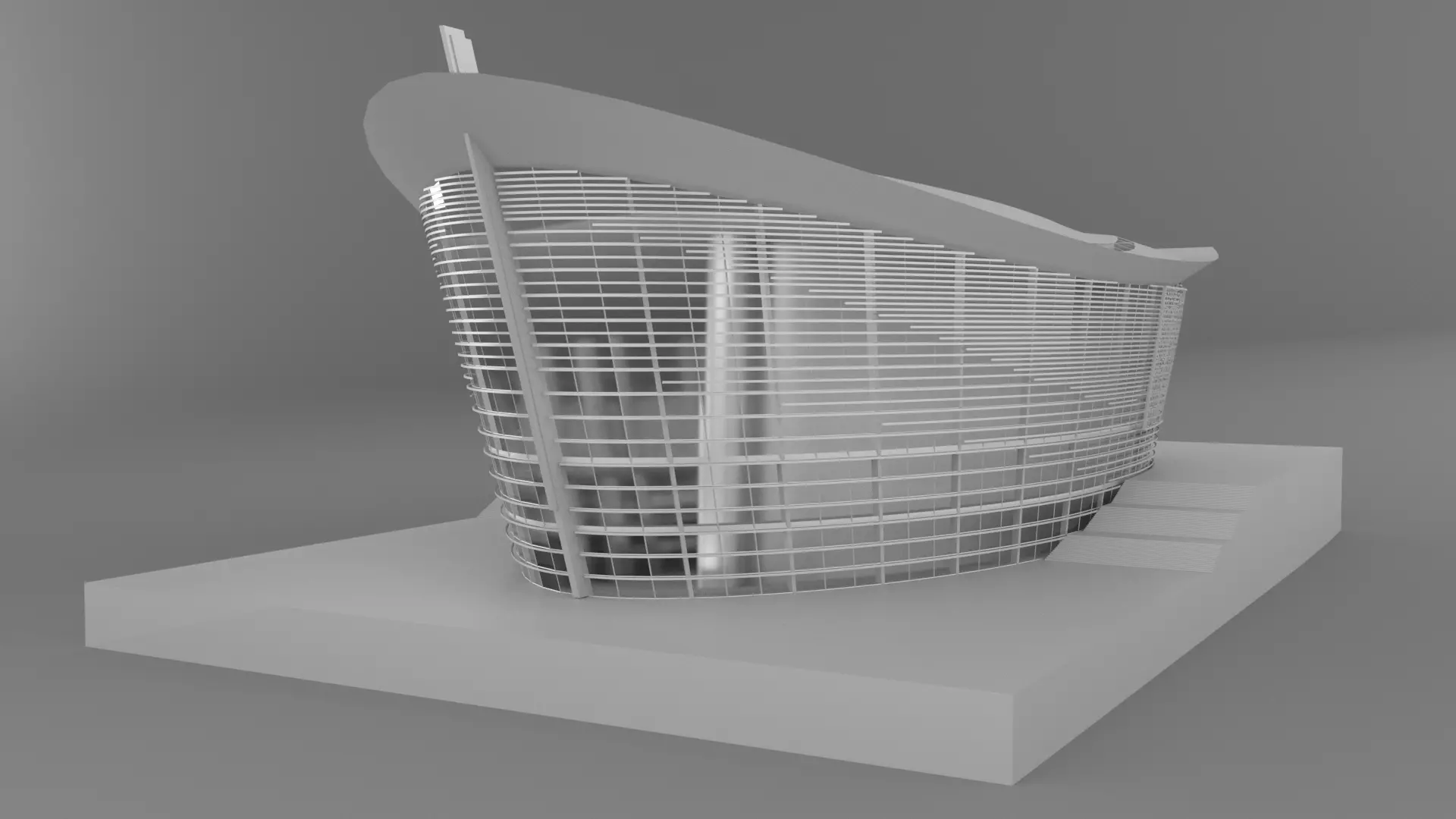 Opera Dubai 3D model_0