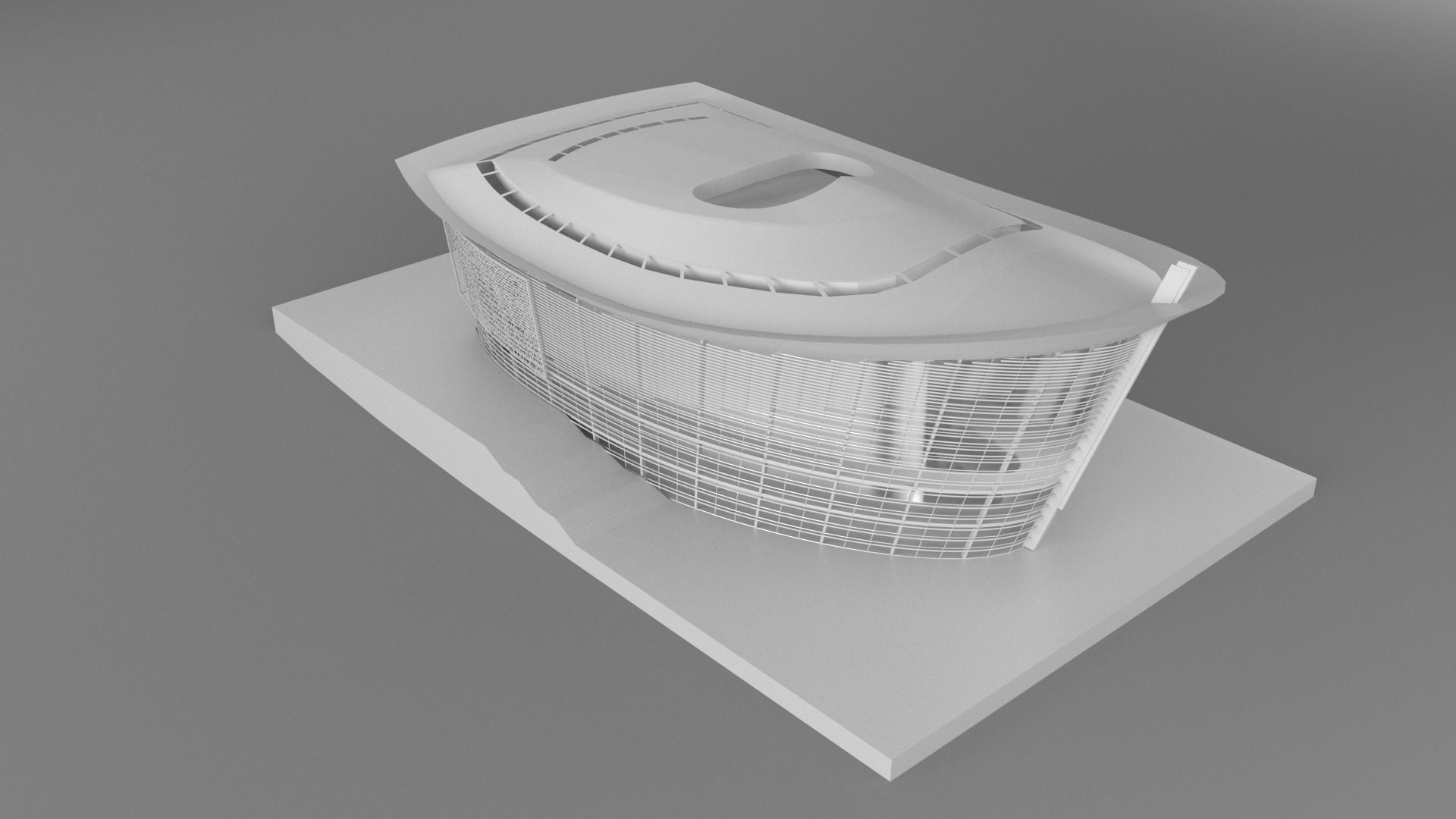 Opera Dubai 3D model_2