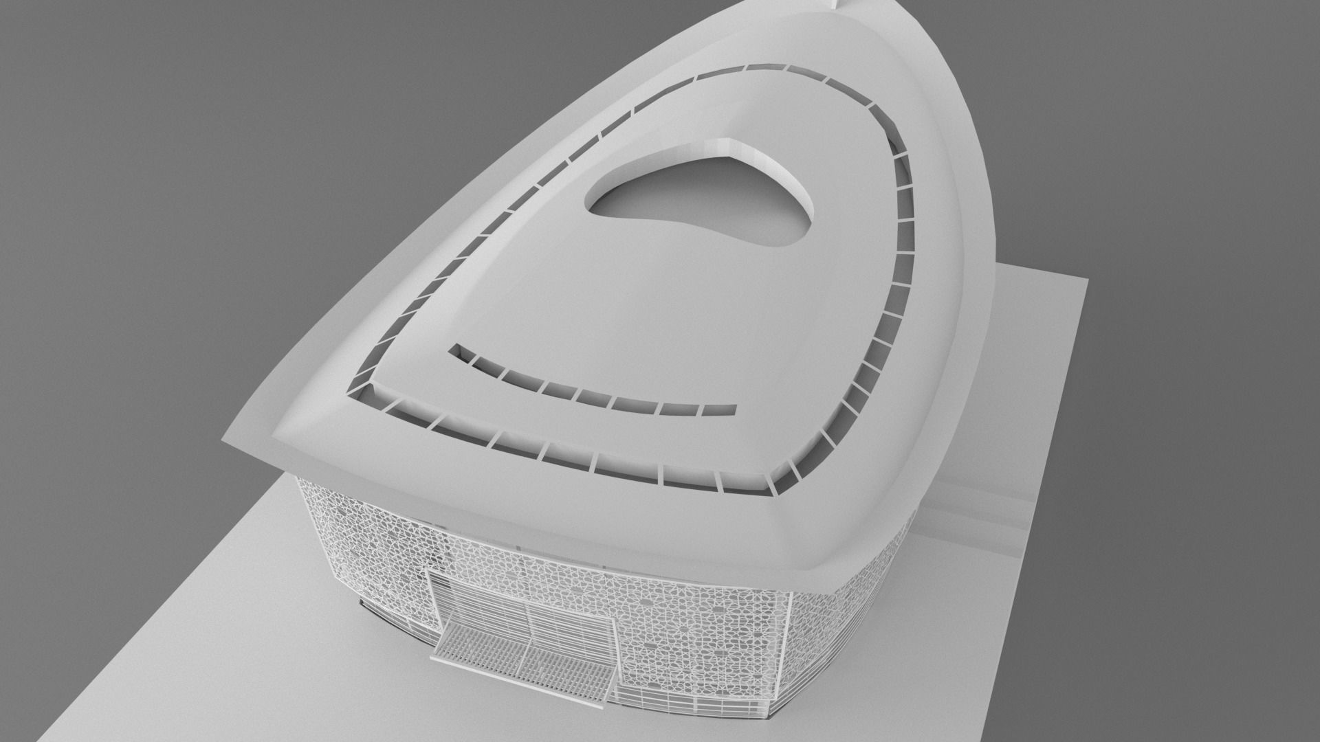 Opera Dubai 3D model_5