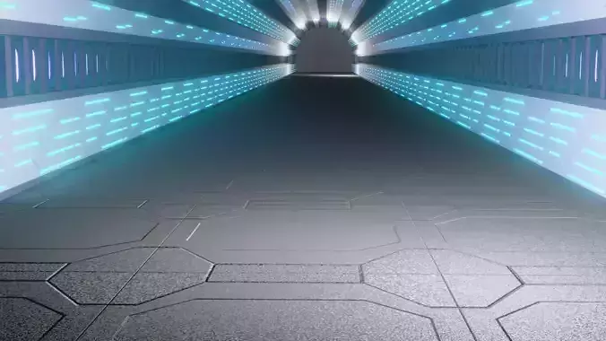 Sci-fi corridor
