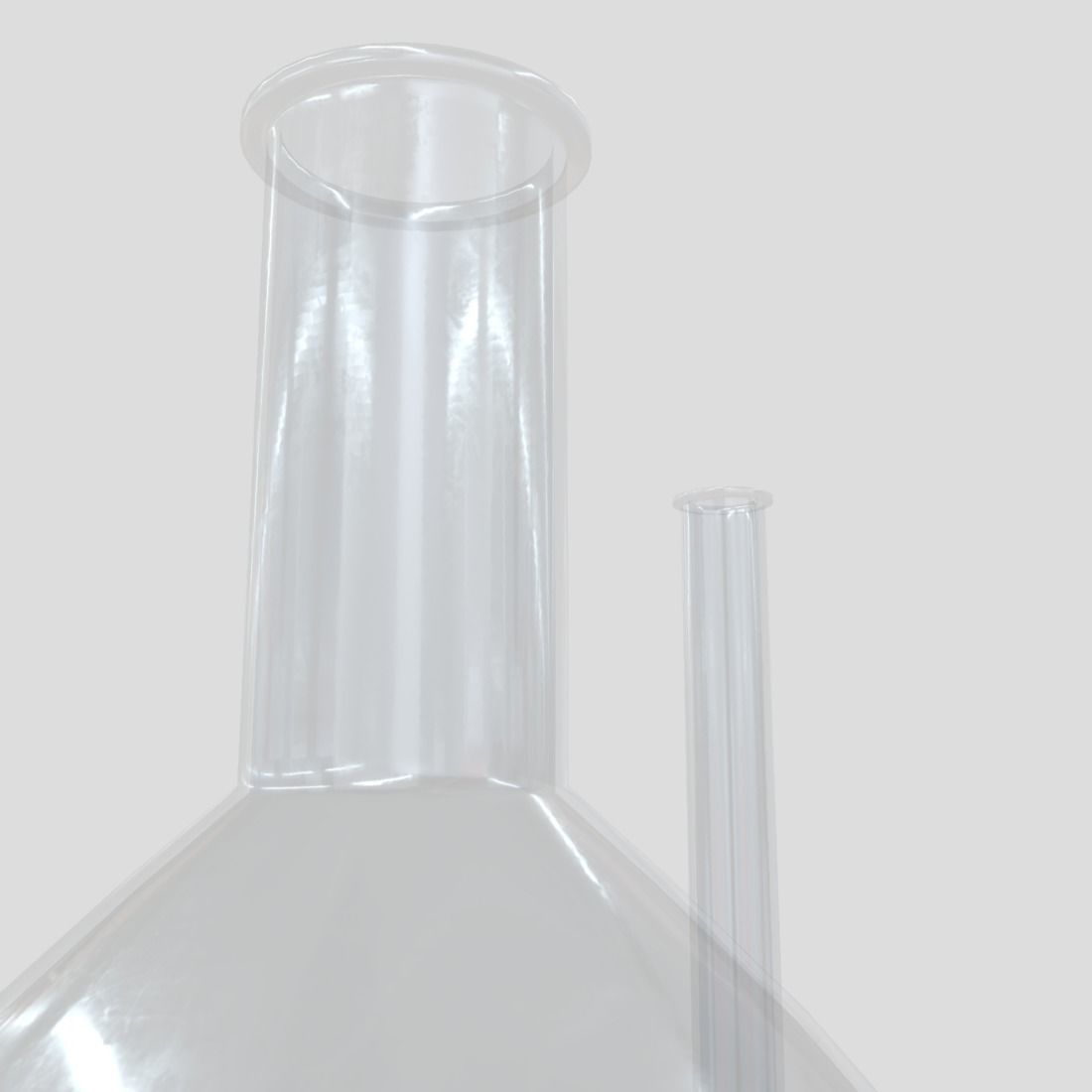 Laboratory Flask Low-poly 3D model_12