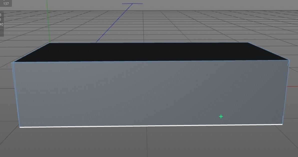 Rectangle box packaging Low-poly 3D model_1