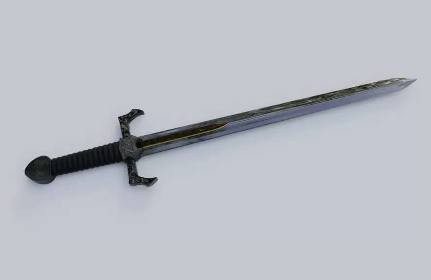 Fantasy Sword Free 3D model