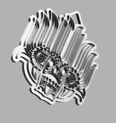 Sri Lankan Devil Pendent  3D model