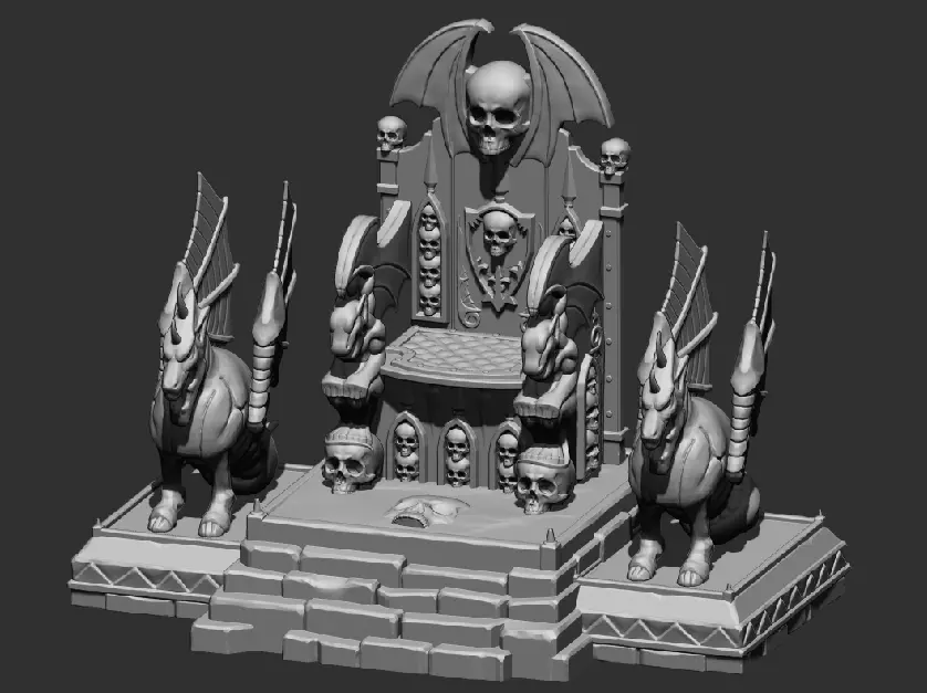 Magewrath Throne 3D print model