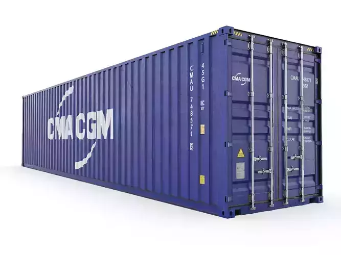 40 feet CMA-CGM High Cube shipping container