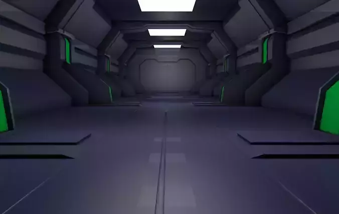 sci fi corridor 