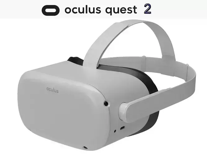 Oculus Quest 2 VR Headset 3D model