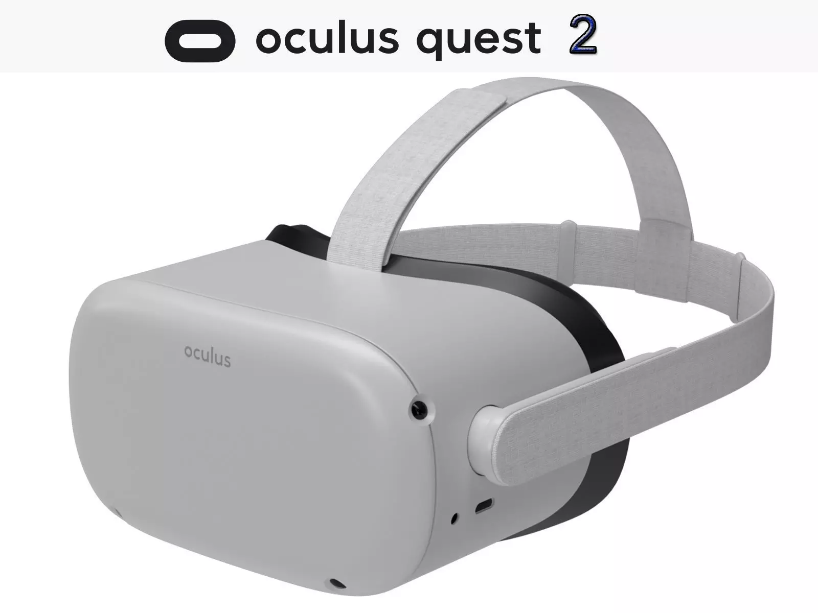 Oculus Quest 2 VR Headset 3D model_0