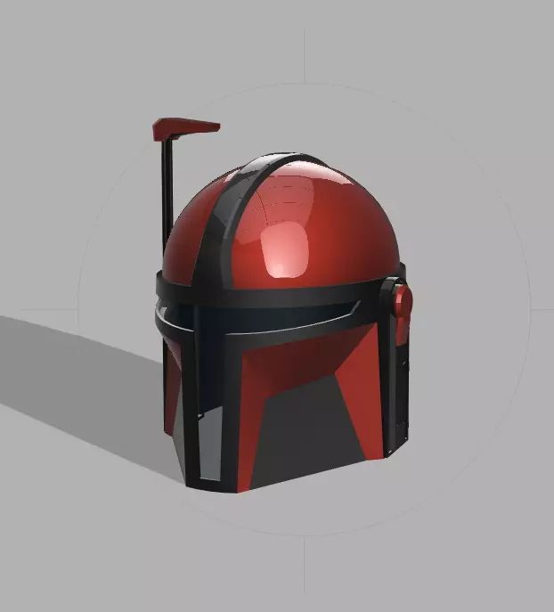 Custom Mandalorian Helmet - Star Wars 3D print model_0