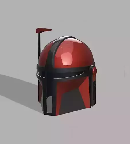 Custom Mandalorian Helmet - Star Wars 3D print model