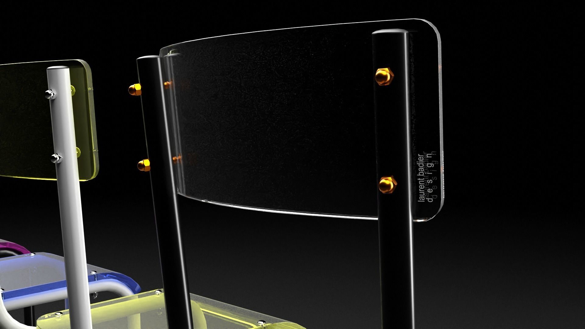 Design chair 3D model_1