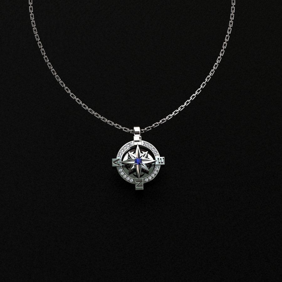 Pendants pendant with star 3D print model_4