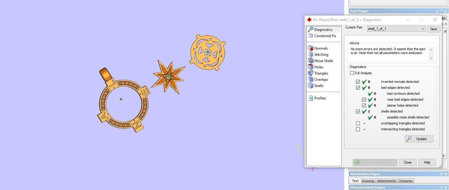 Pendants pendant with star 3D print model_9