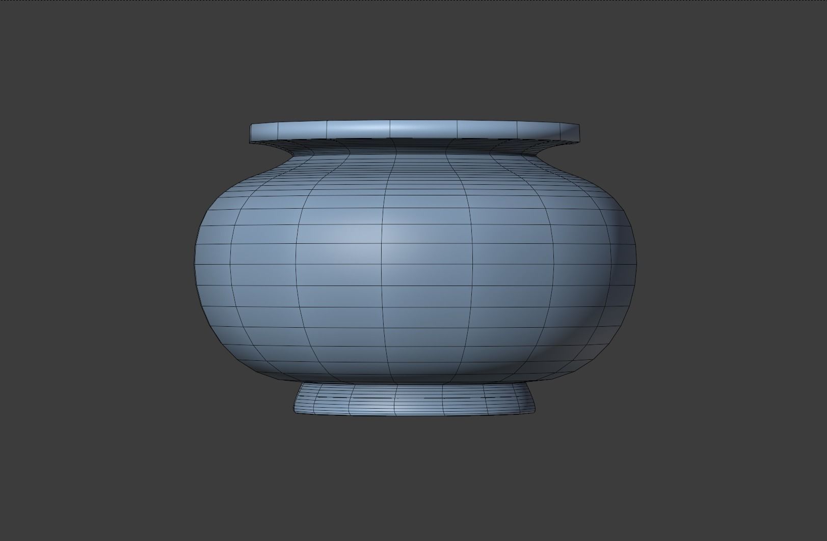 Old vase Low-poly 3D model_4