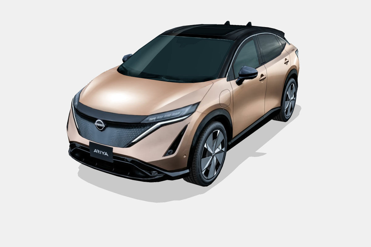 Nissan Ariya 2021 Low-poly 3D model_5