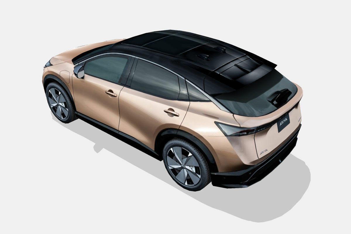 Nissan Ariya 2021 Low-poly 3D model_7