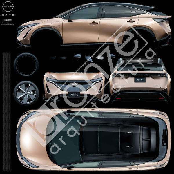 Nissan Ariya 2021 Low-poly 3D model_22