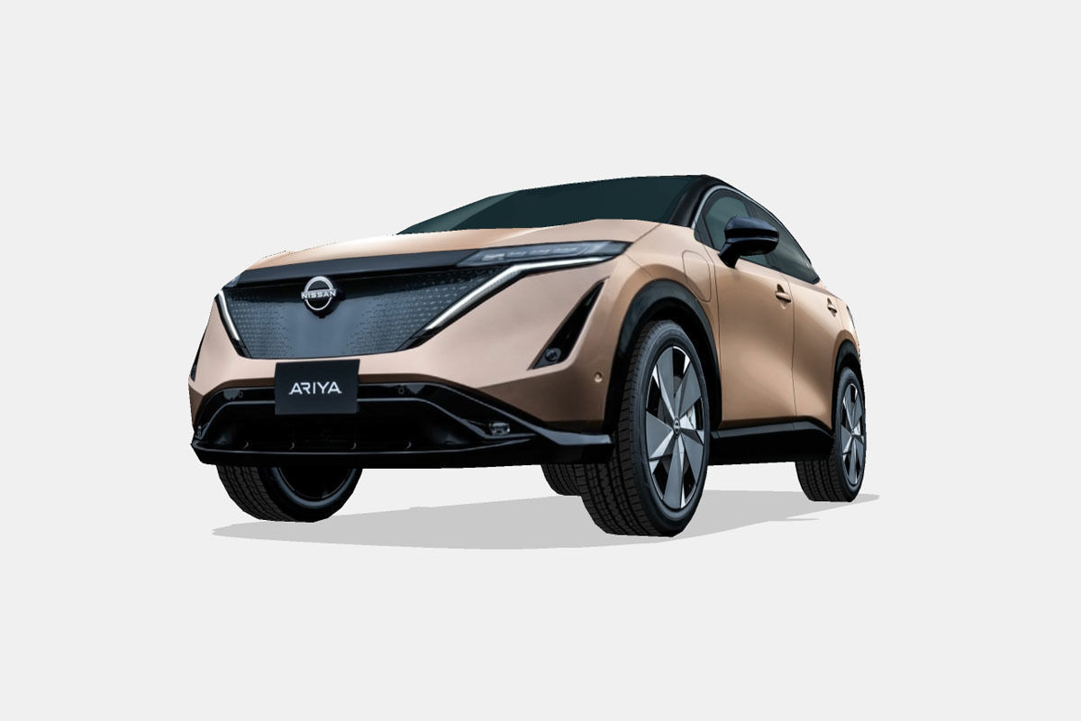 Nissan Ariya 2021 Low-poly 3D model_4