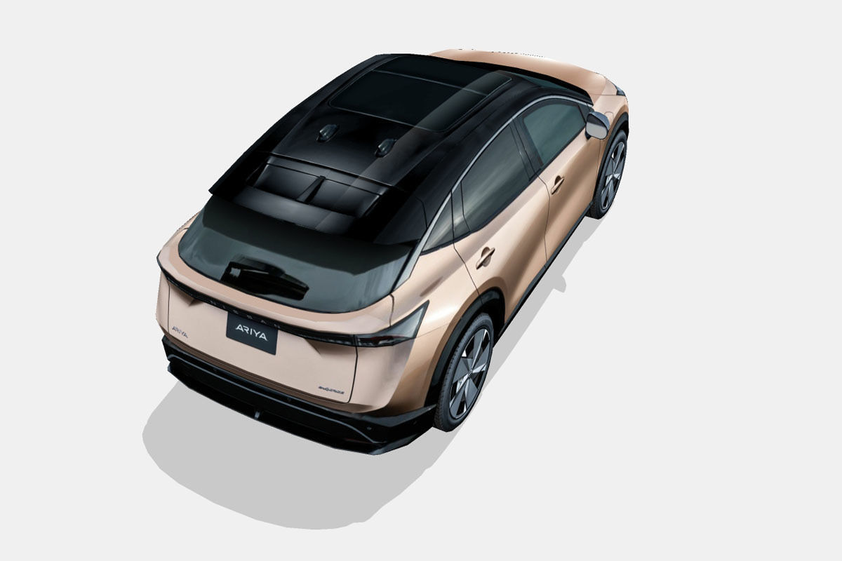 Nissan Ariya 2021 Low-poly 3D model_10
