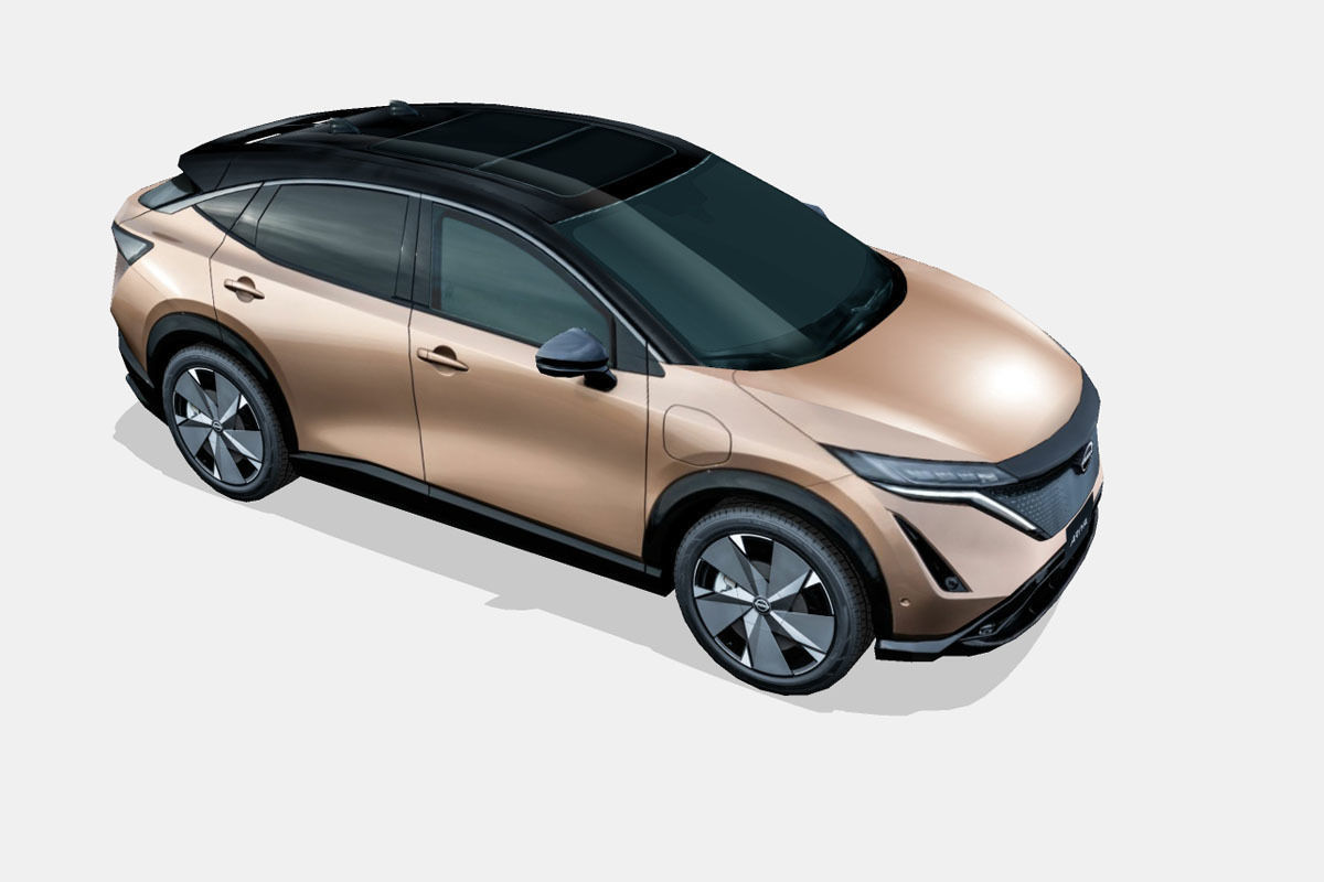 Nissan Ariya 2021 Low-poly 3D model_14