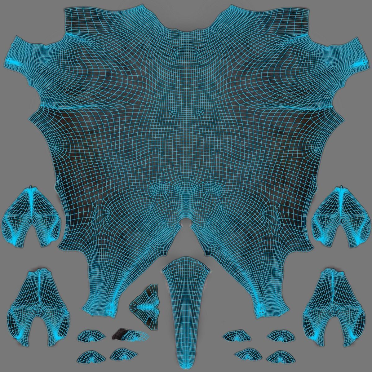 Asian Buffalo  3D model_8