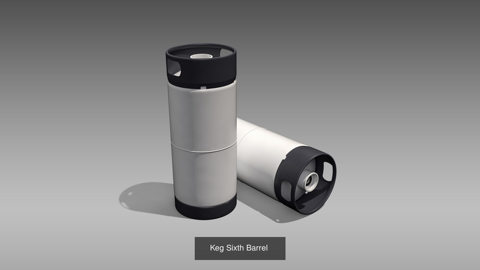Keg Barrels 3D Model Collection_10