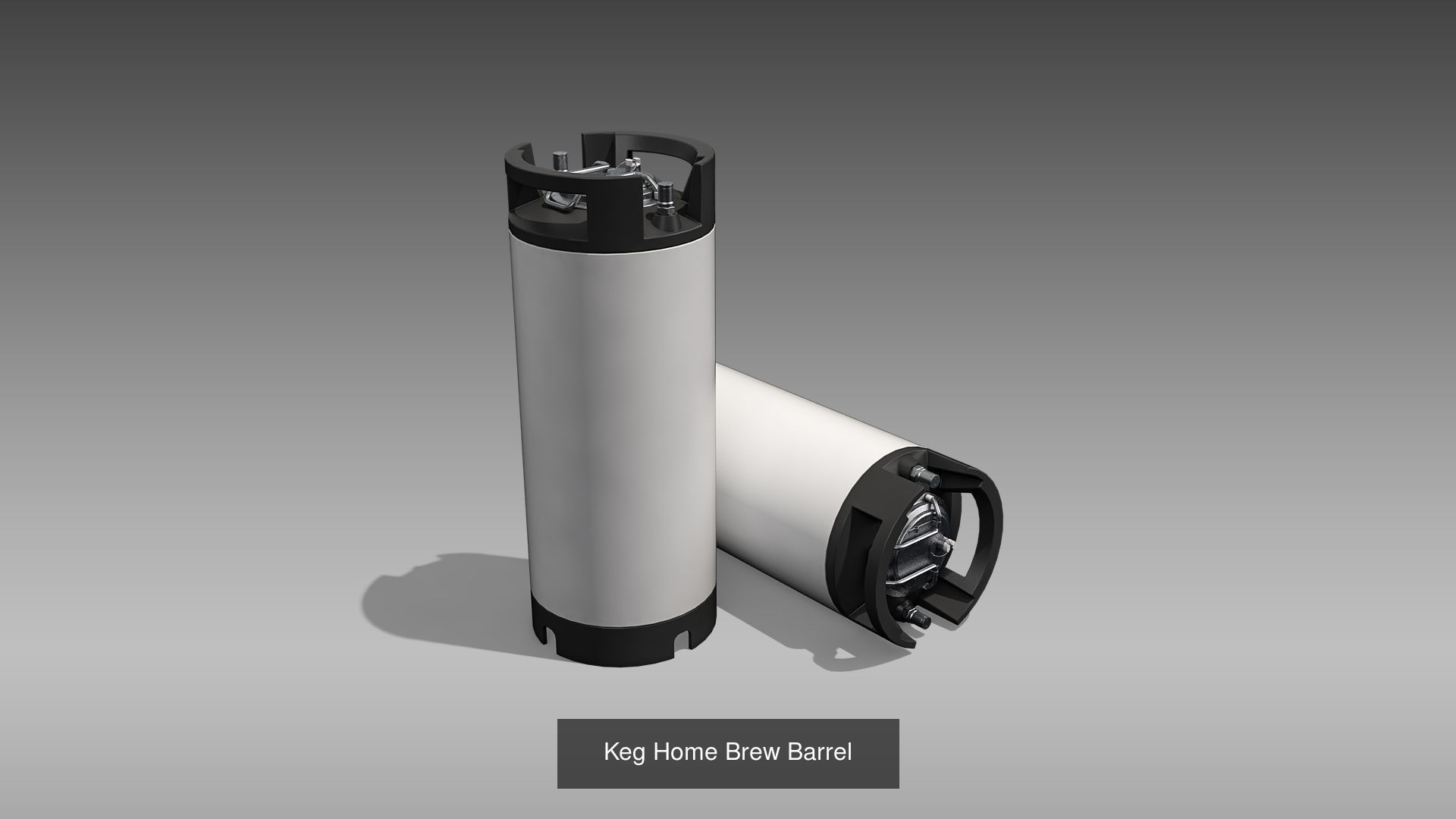 Keg Barrels 3D Model Collection_8