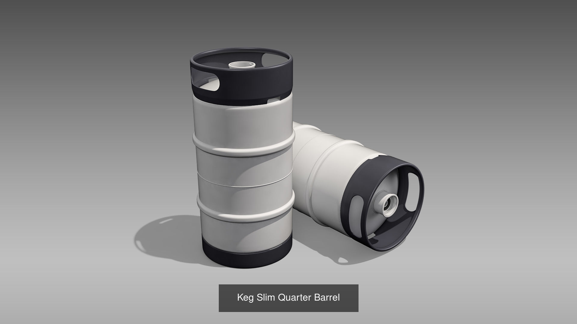 Keg Barrels 3D Model Collection_11