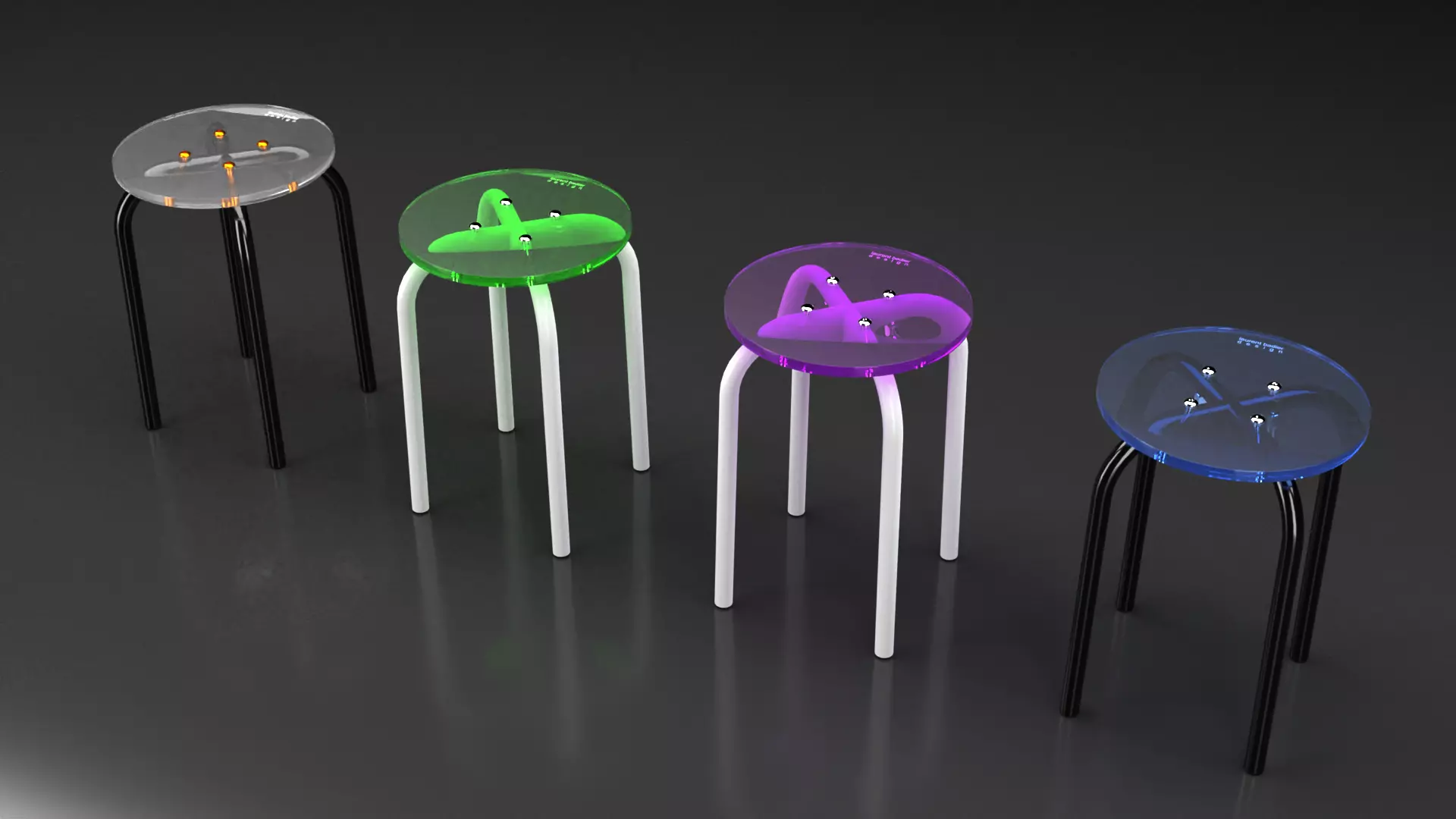 Design stool 3D model_0