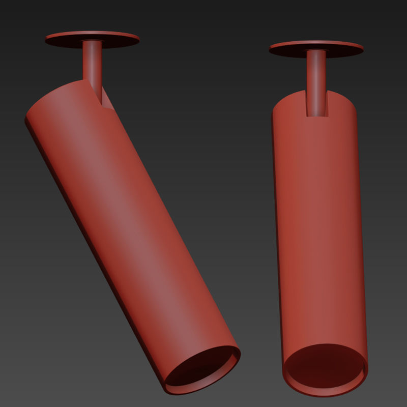 Delta Spot Lighting Bronze 3D model_2