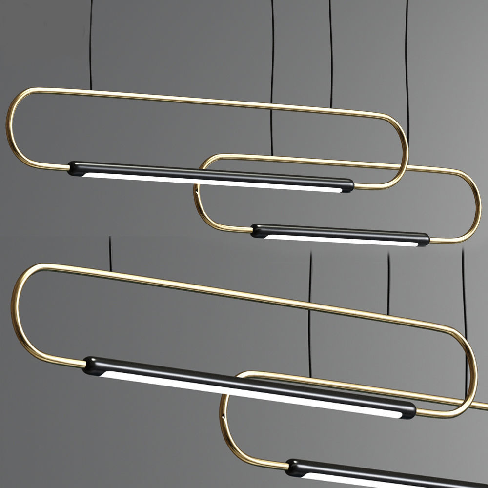 Link Led Pendant Light 3D model_1