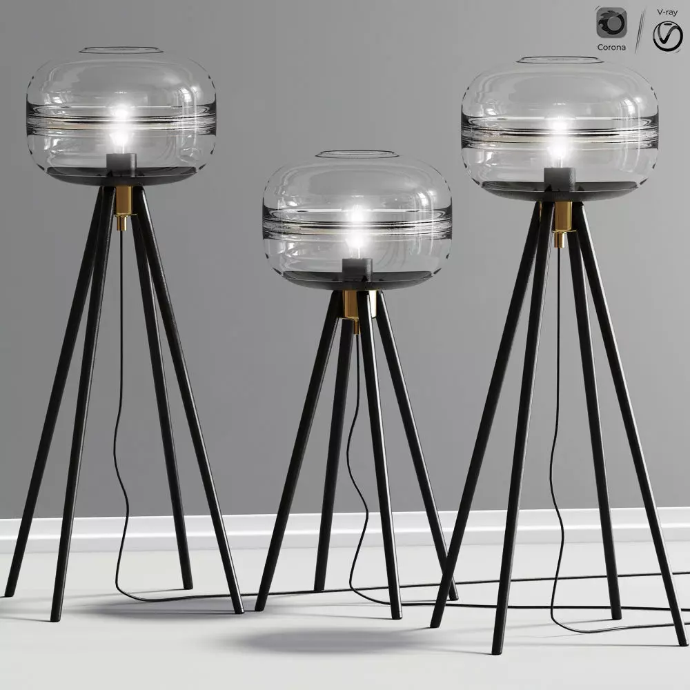 McQuilkin 14 Floor Lamp 3D model