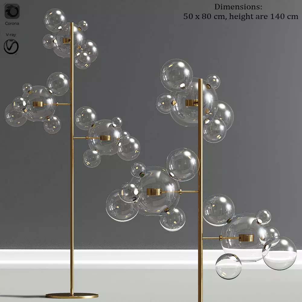 Ic Flos Floor Lamp 3D model_0