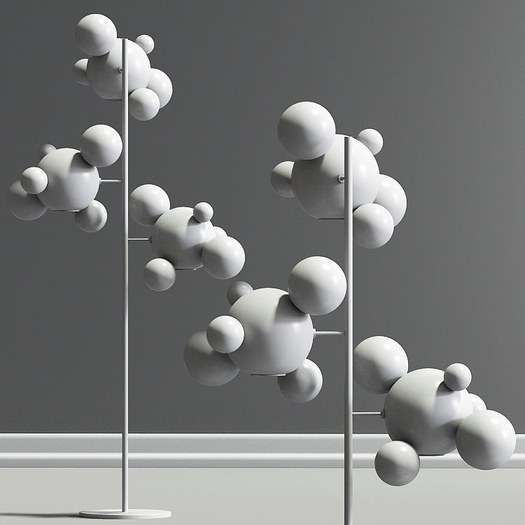 Ic Flos Floor Lamp 3D model_2