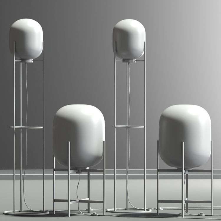 Oda Floor Lamp Set 3D model_2