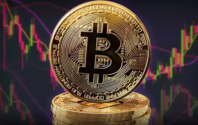 Bitcoin two coins 3D model