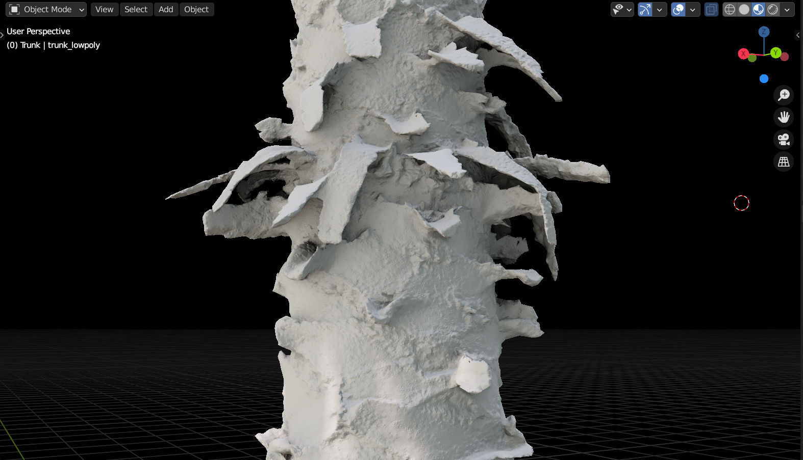 Palm tree - photoscan 03 Low-poly 3D model_11