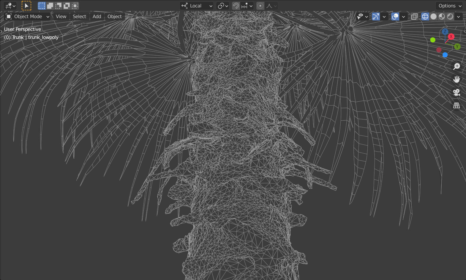 Palm tree - photoscan 03 Low-poly 3D model_15