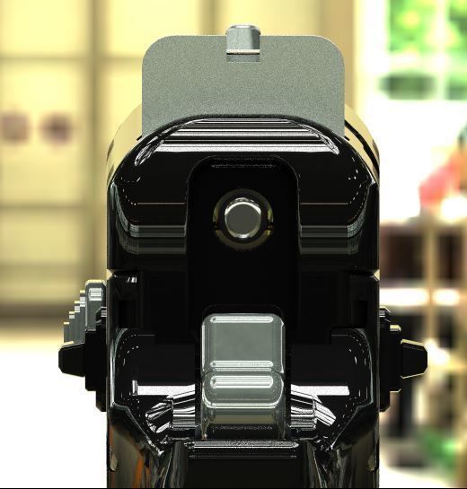 45acp Semi-Automatic Pistol  3D model_5